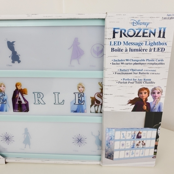 FROZEN 2 Disney led message lightbox 90 cards - Picture 4 of 13